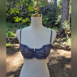 Victorias Secret Blue Lace Bra